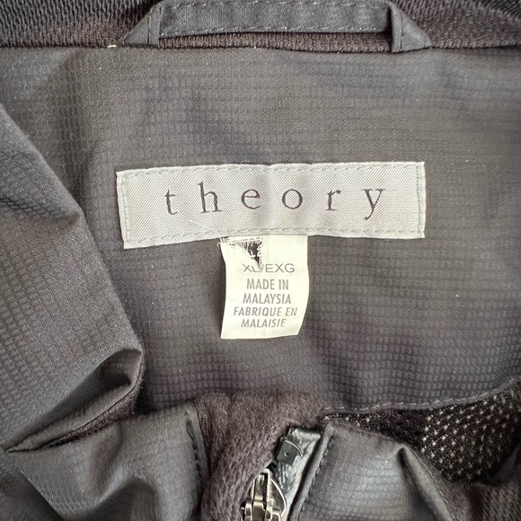 Men’s “Theory” Black Hoodie Windbreaker - Picture 6 of 6